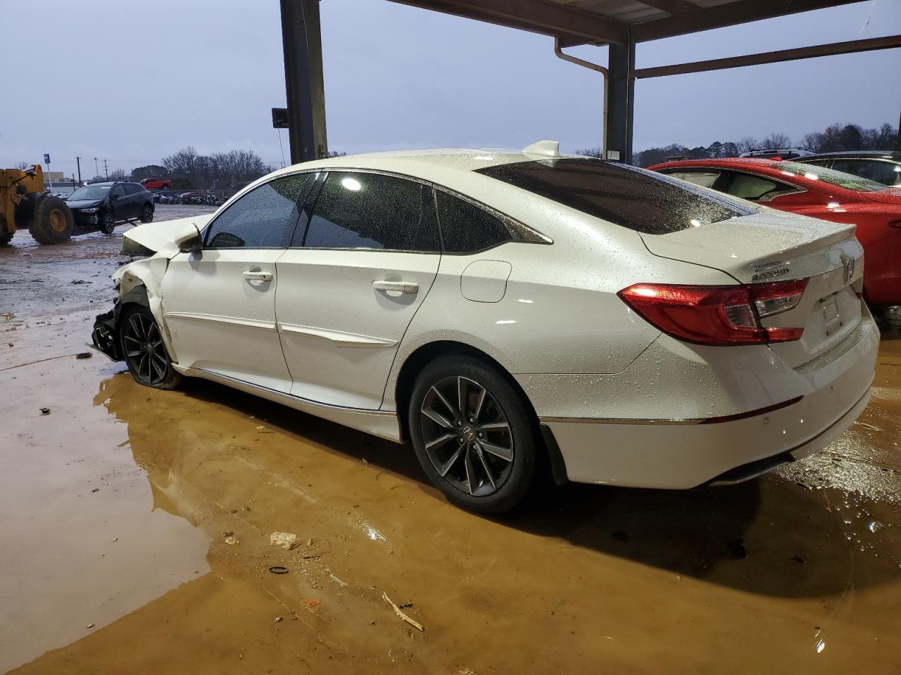 2021 Honda Accord VIN 1HGCV1F55MA056203 Copart auction photo, front end damage thumbnail 2