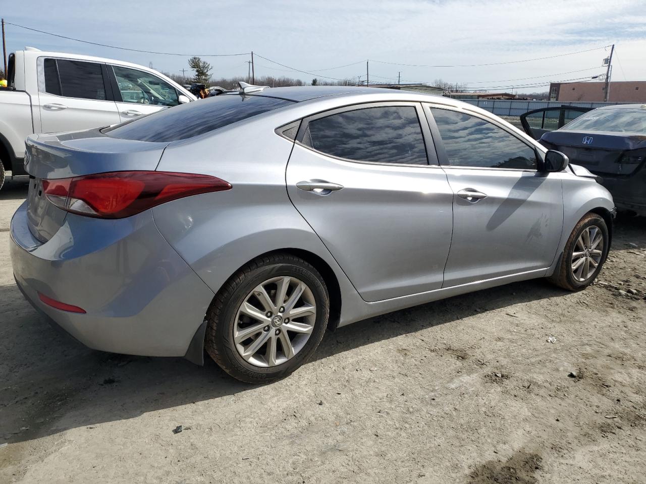 2016 Hyundai Elantra VIN 5NPDH4AE8GH661686 Copart auction photo, front end damage thumbnail 3