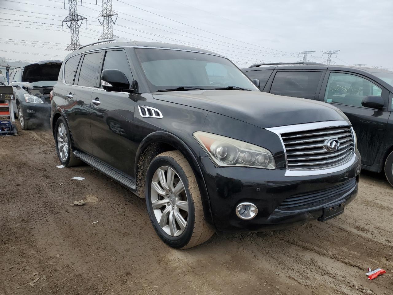 2011 Infiniti QX56 VIN JN8AZ2NE6B9001778 Copart auction photo, minor dent/scratches damage thumbnail 4