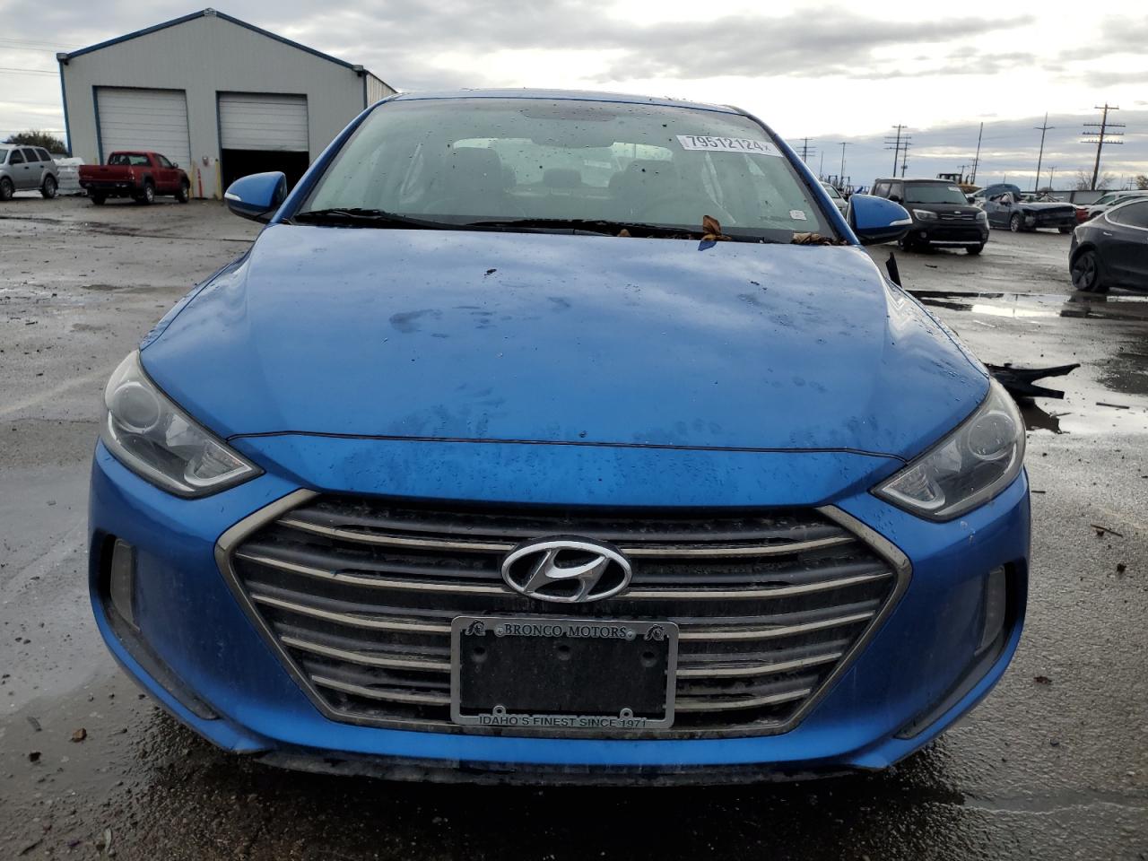 2017 Hyundai Elantra VIN 5NPD84LFXHH076275 Copart auction photo, rear end damage thumbnail 5