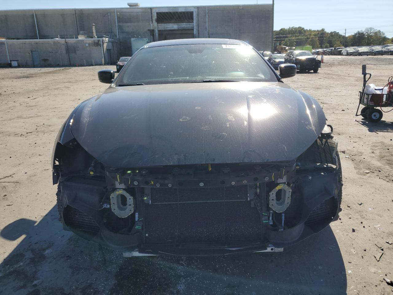 2015 Maserati Ghibli VIN ZAM57XSAXF1141589 Copart auction photo, front end / minor dent/scratches damage thumbnail 5