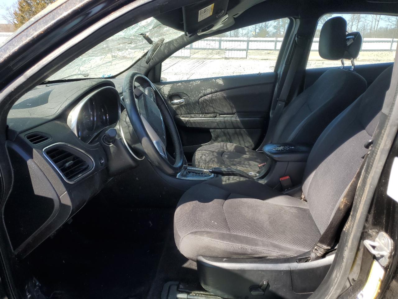 2013 Chrysler 200 VIN 1C3CCBBB9DN714219 Copart auction photo, rollover damage thumbnail 7