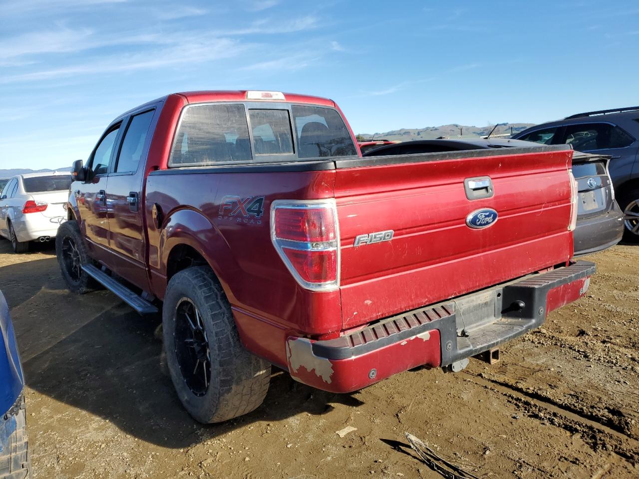 2012 Ford F-150 VIN 1FTFX1EF1CFC68291 Copart auction photo, vandalism damage thumbnail 2