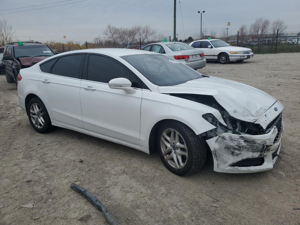 2014 Ford Fusion VIN 1FA6P0H71E5363642 Copart auction photo, front end / mechanical damage thumbnail 4