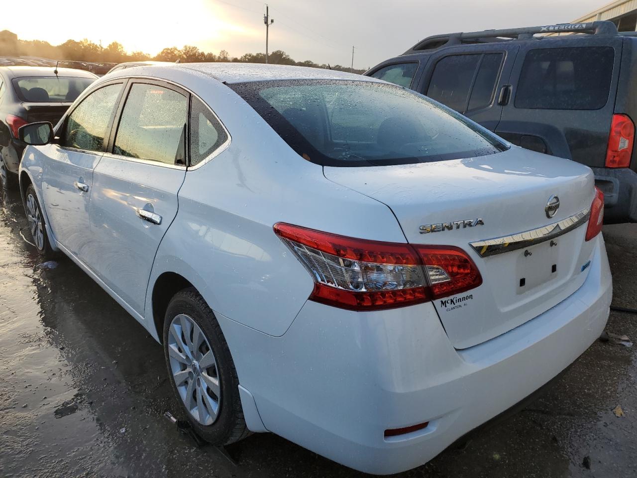 2014 Nissan Sentra VIN 3N1AB7AP0EY287469 Copart auction photo, top/roof damage thumbnail 2