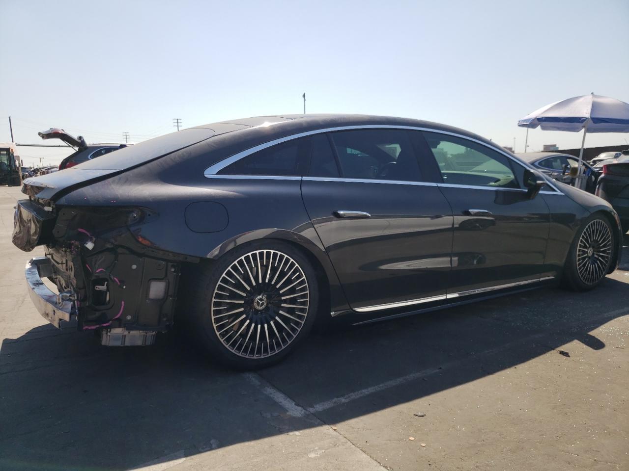 2022 Mercedes-Benz EQS VIN W1KCG2DB4NA004205 Copart auction photo, rear end damage thumbnail 3
