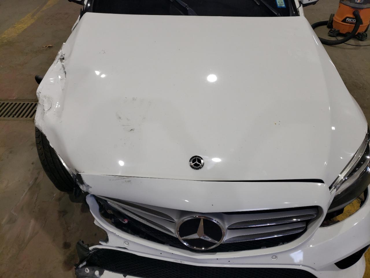 2020 Mercedes-Benz C-klasse VIN WDDWF8EB4LR549739 Copart auction photo, front end / side damage thumbnail 11