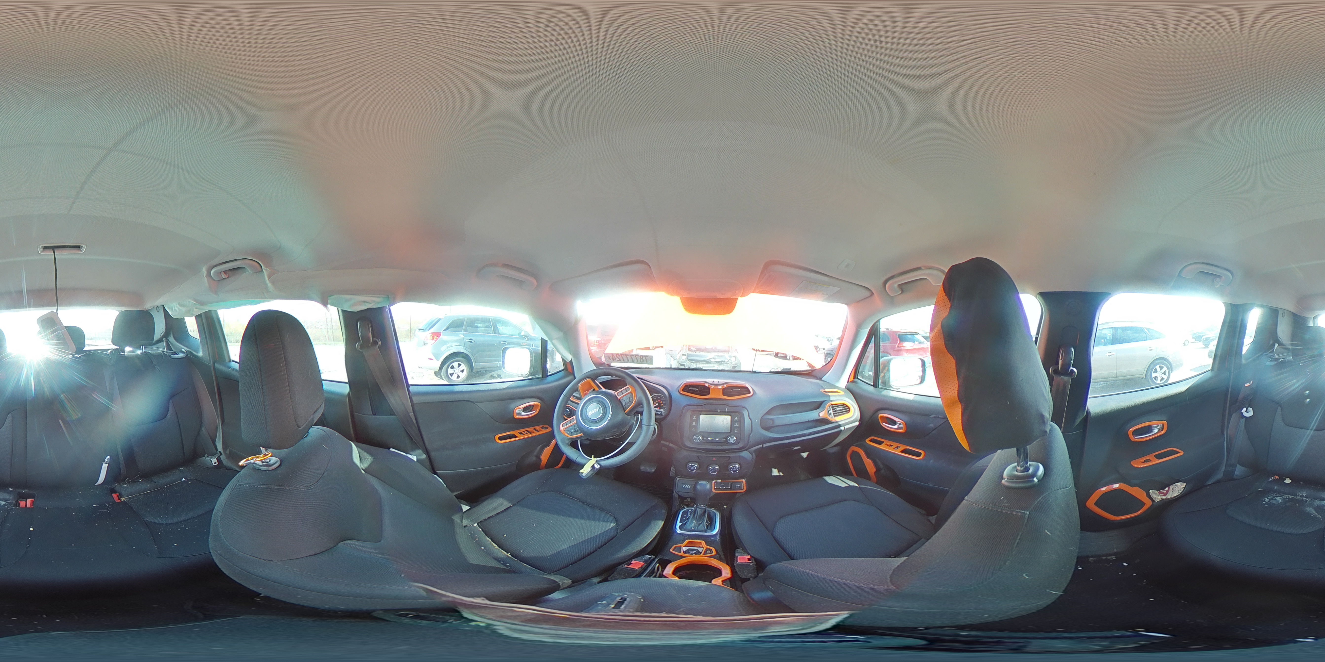 2019 Jeep Renegade VIN ZACNJBAB5KPJ81122 Copart auction photo, front end / side damage thumbnail 14