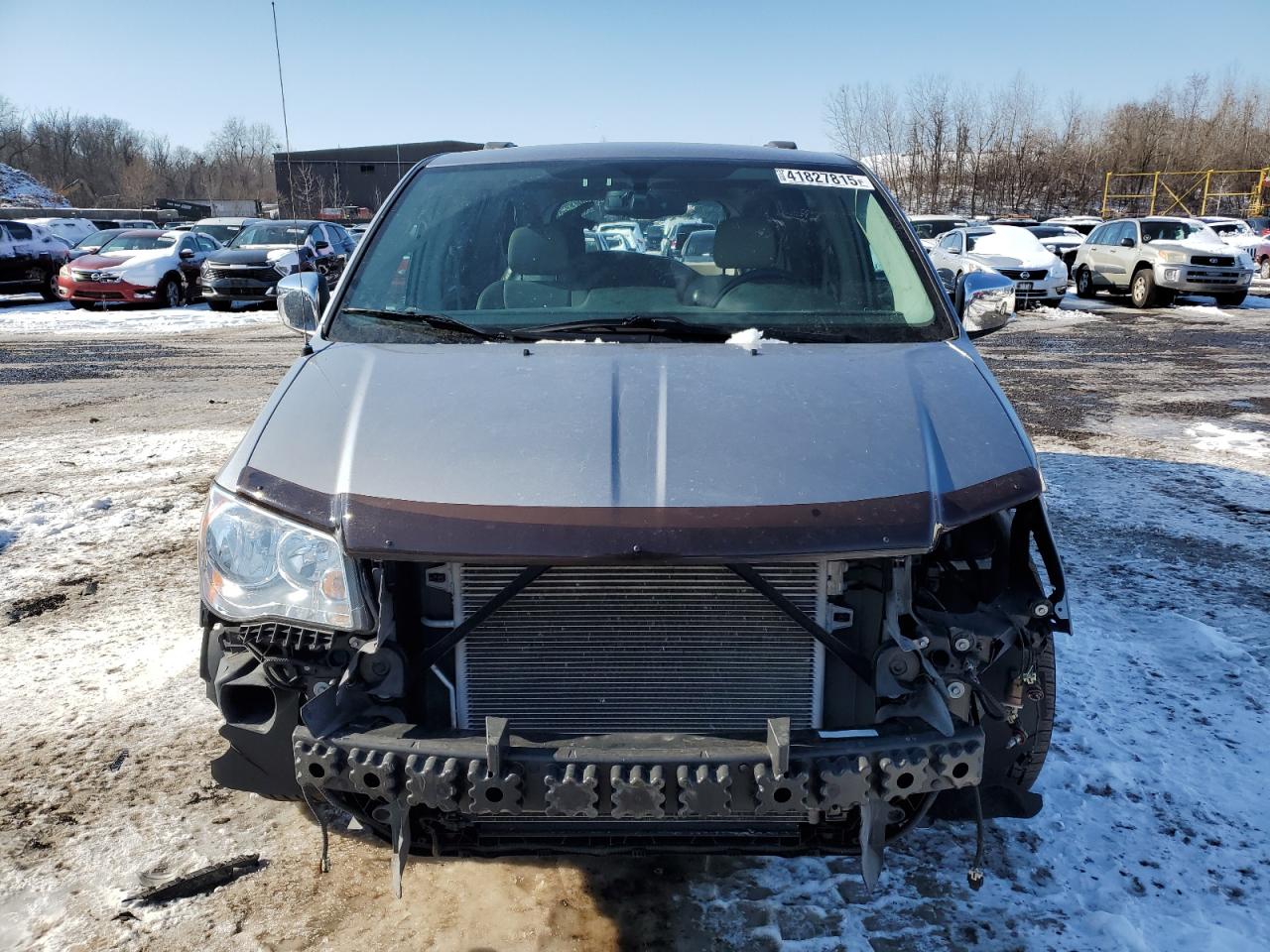 2014 Chrysler Town & Country VIN 2C4RC1CG1ER147518 Copart auction photo, front end / rear end damage thumbnail 5