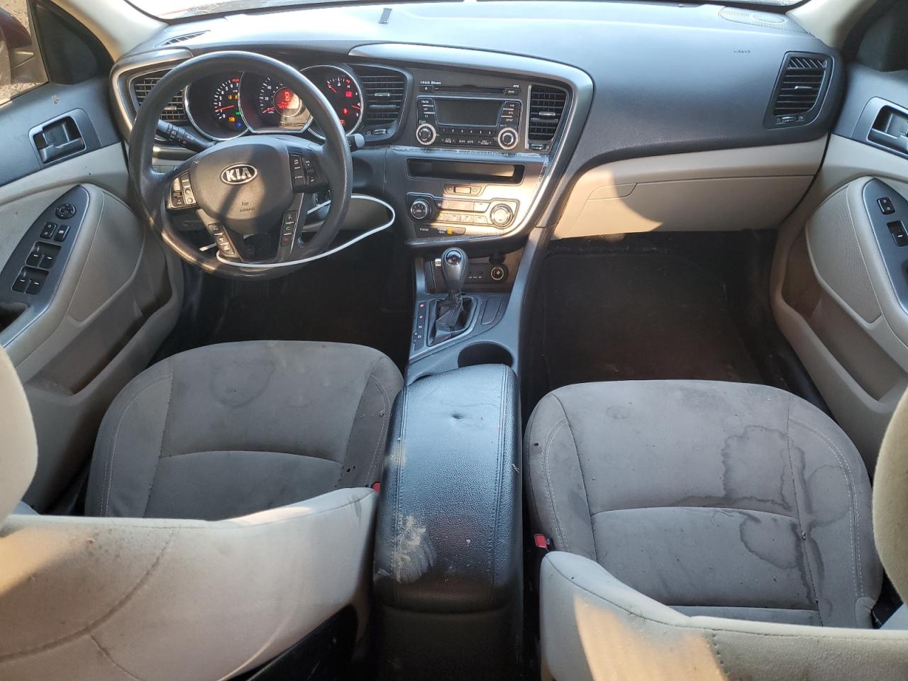 2013 KIA Optima VIN 5XXGM4A76DG115762 Copart auction photo, all over damage thumbnail 8