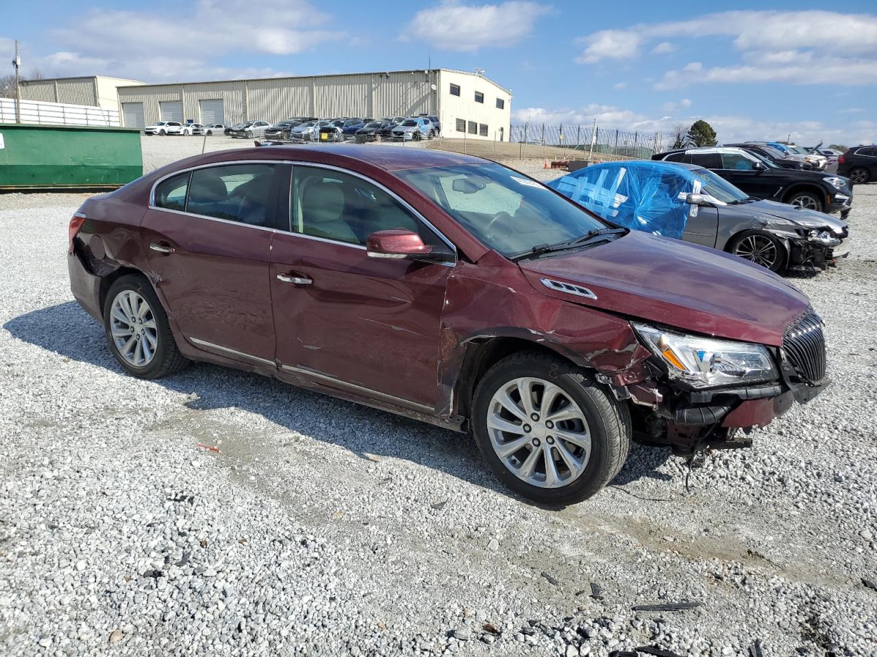 2014 Buick LaCrosse VIN 1G4GB5G31EF266598 Copart auction photo, all over damage thumbnail 4