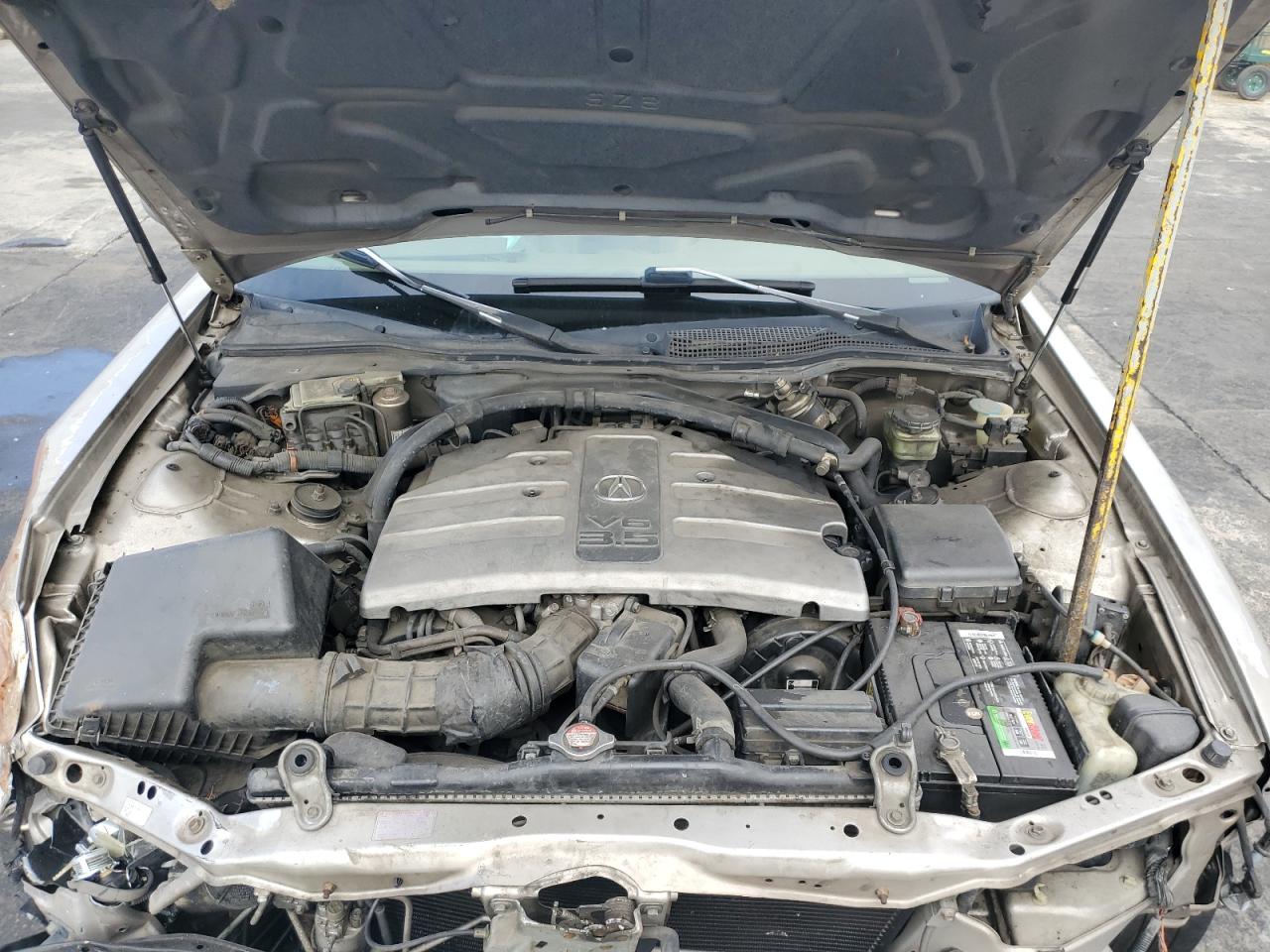 1997 Acura RL VIN JH4KA9643VC008134 Copart auction photo, front end / all over damage thumbnail 13