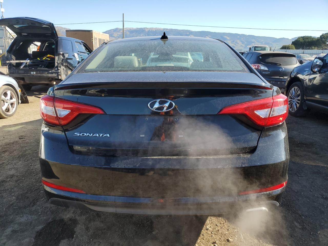 2016 Hyundai Sonata VIN 5NPE24AF4GH407598 Copart auction photo, minor dent/scratches damage thumbnail 6