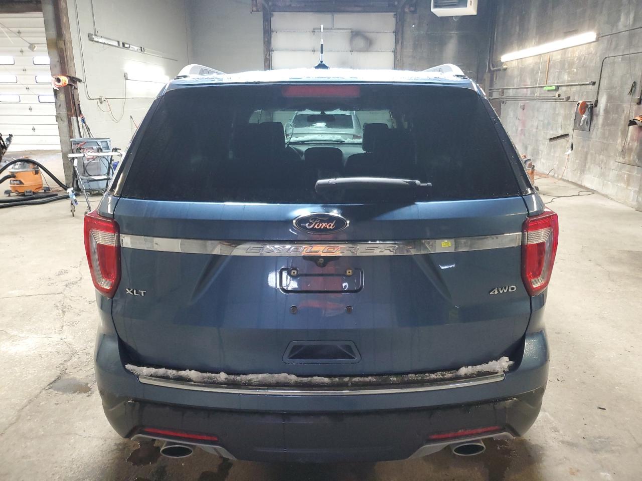 2018 Ford Explorer VIN 1FM5K8D80JGC11296 Copart auction photo, front end / side damage thumbnail 6
