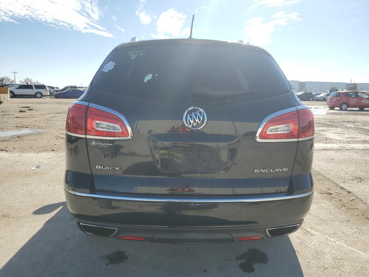 2014 Buick Enclave VIN 5GAKRBKD9EJ121008 Copart auction photo, front end damage thumbnail 6