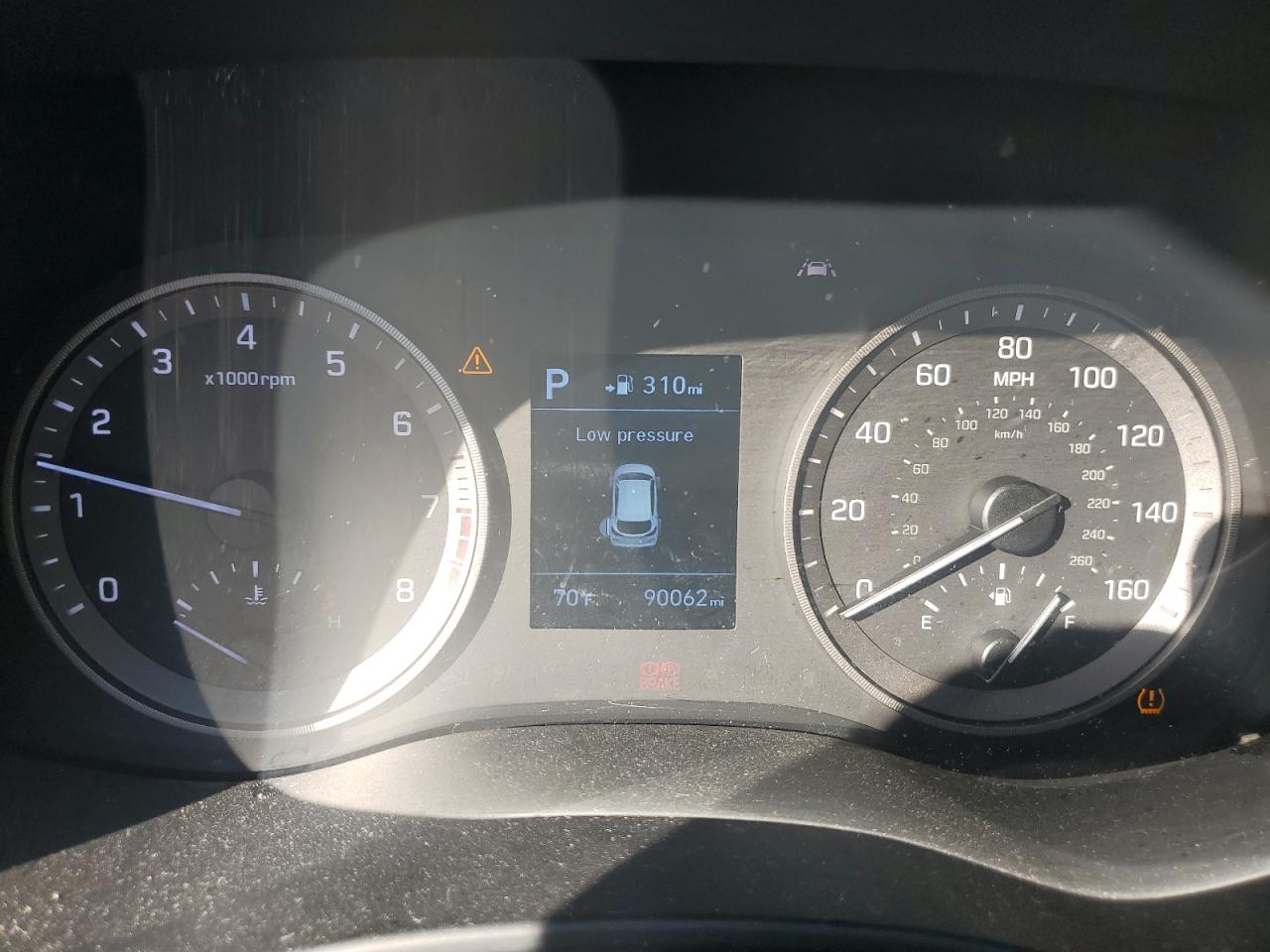 2019 Hyundai Tucson VIN KM8J23A48KU881250 Copart auction photo, front end damage thumbnail 9