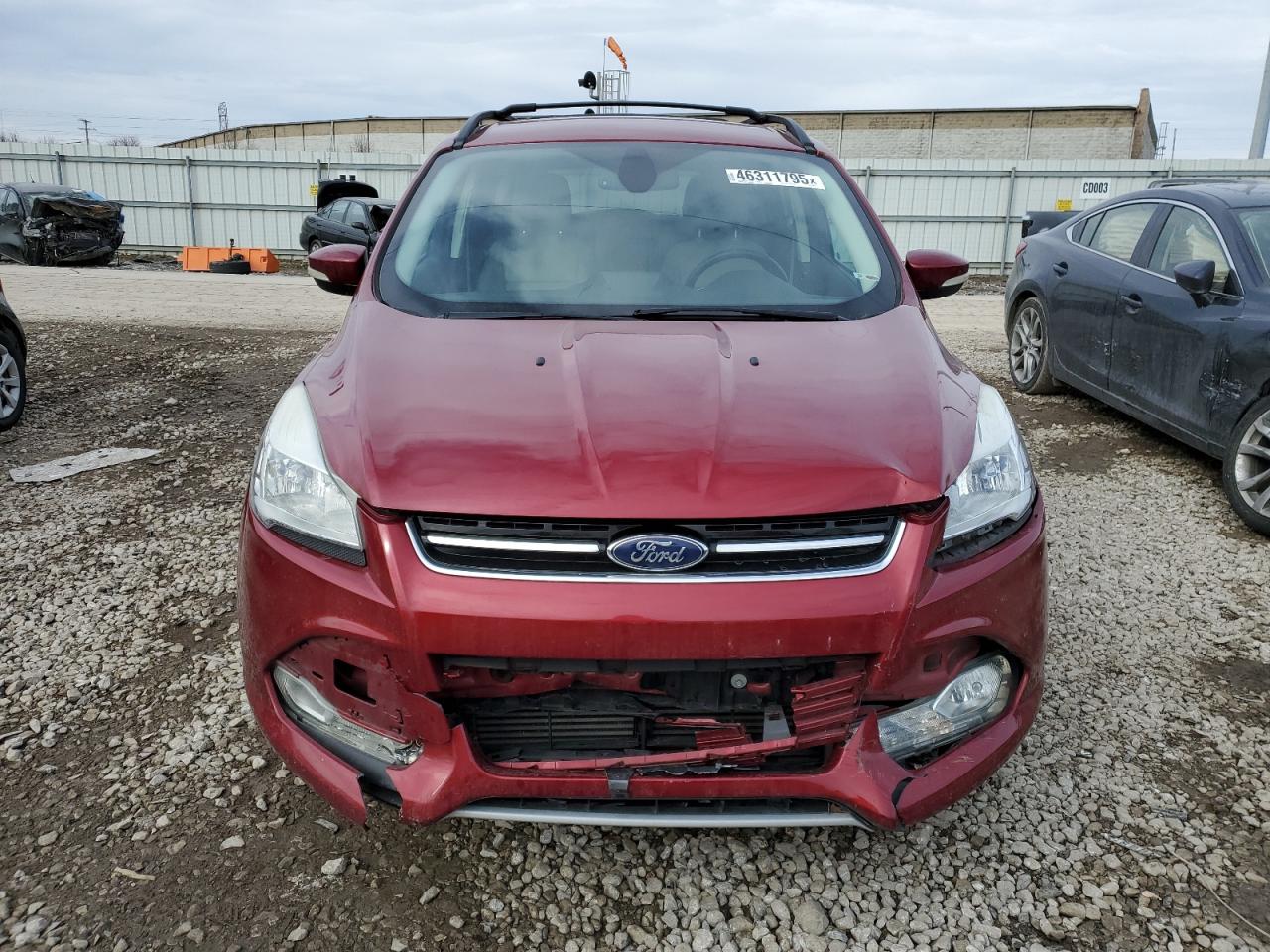 2013 Ford Escape VIN 1FMCU0HXXDUD85256 Copart auction photo, front end / minor dent/scratches damage thumbnail 5