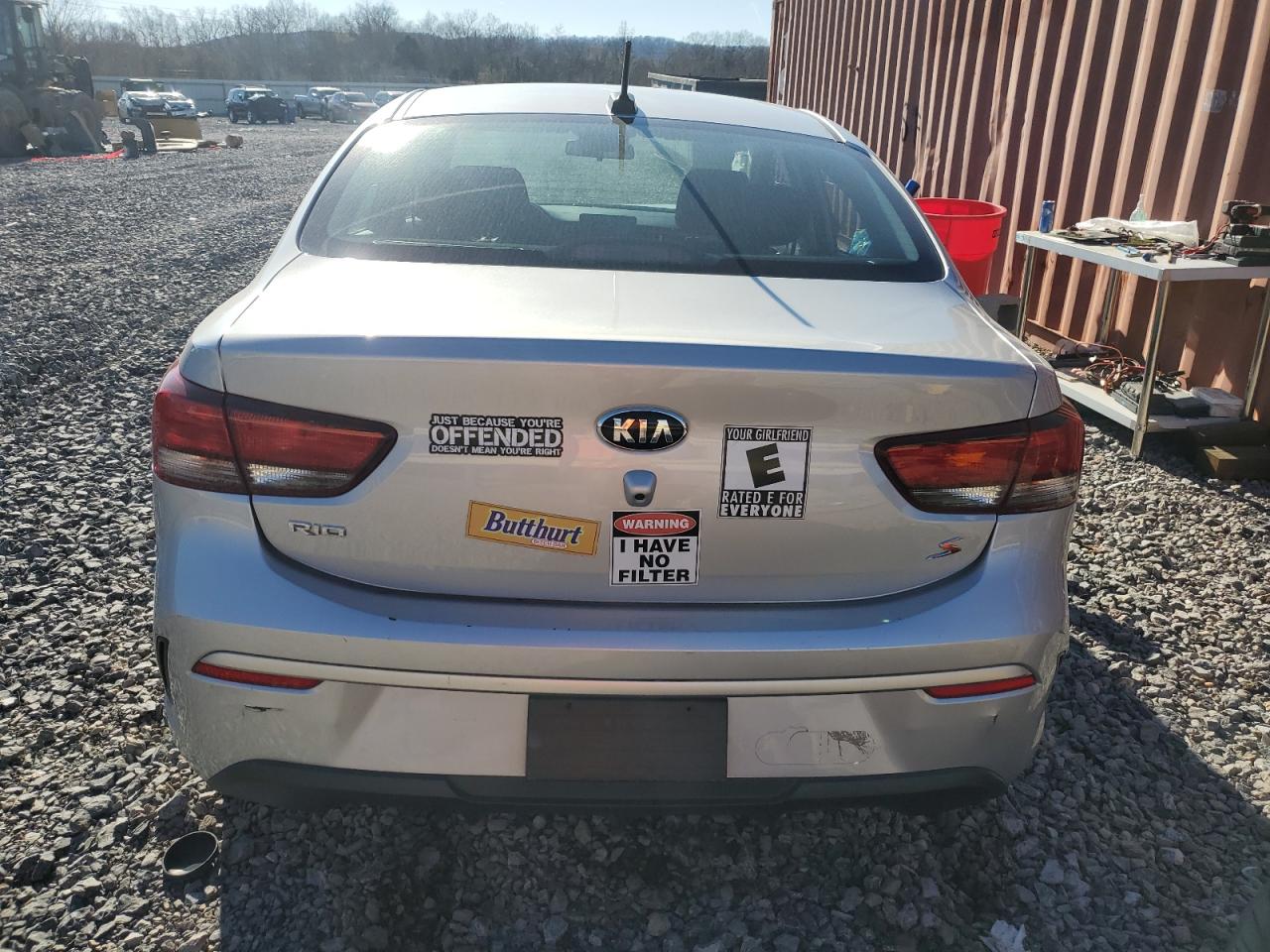 2021 KIA Rio VIN 3KPA24AD0ME376010 Copart auction photo, front end damage thumbnail 6