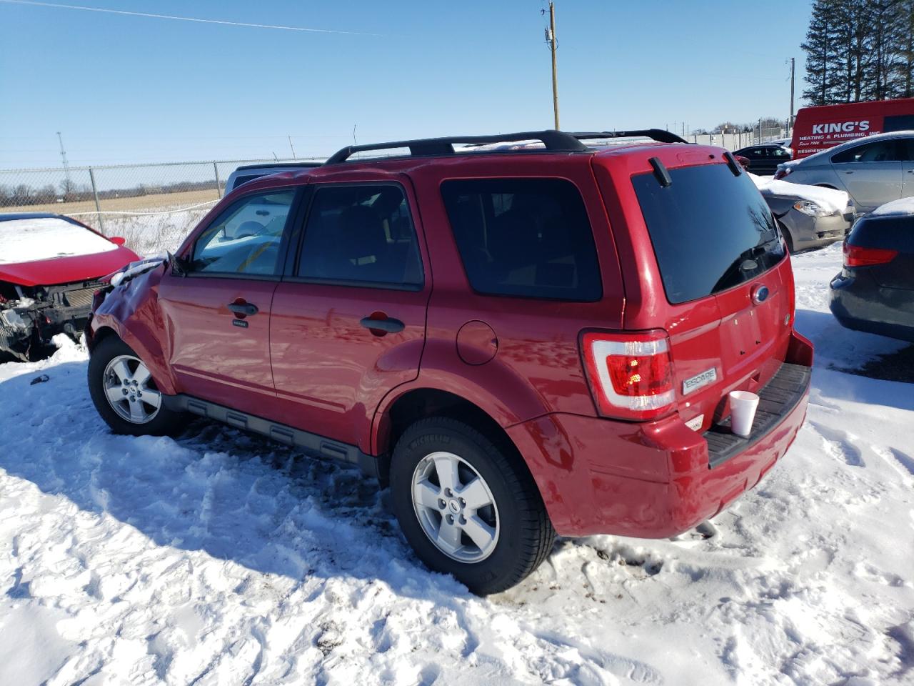 2011 Ford Escape VIN 1FMCU0DG3BKB58540 Copart auction photo, all over / front end damage thumbnail 2