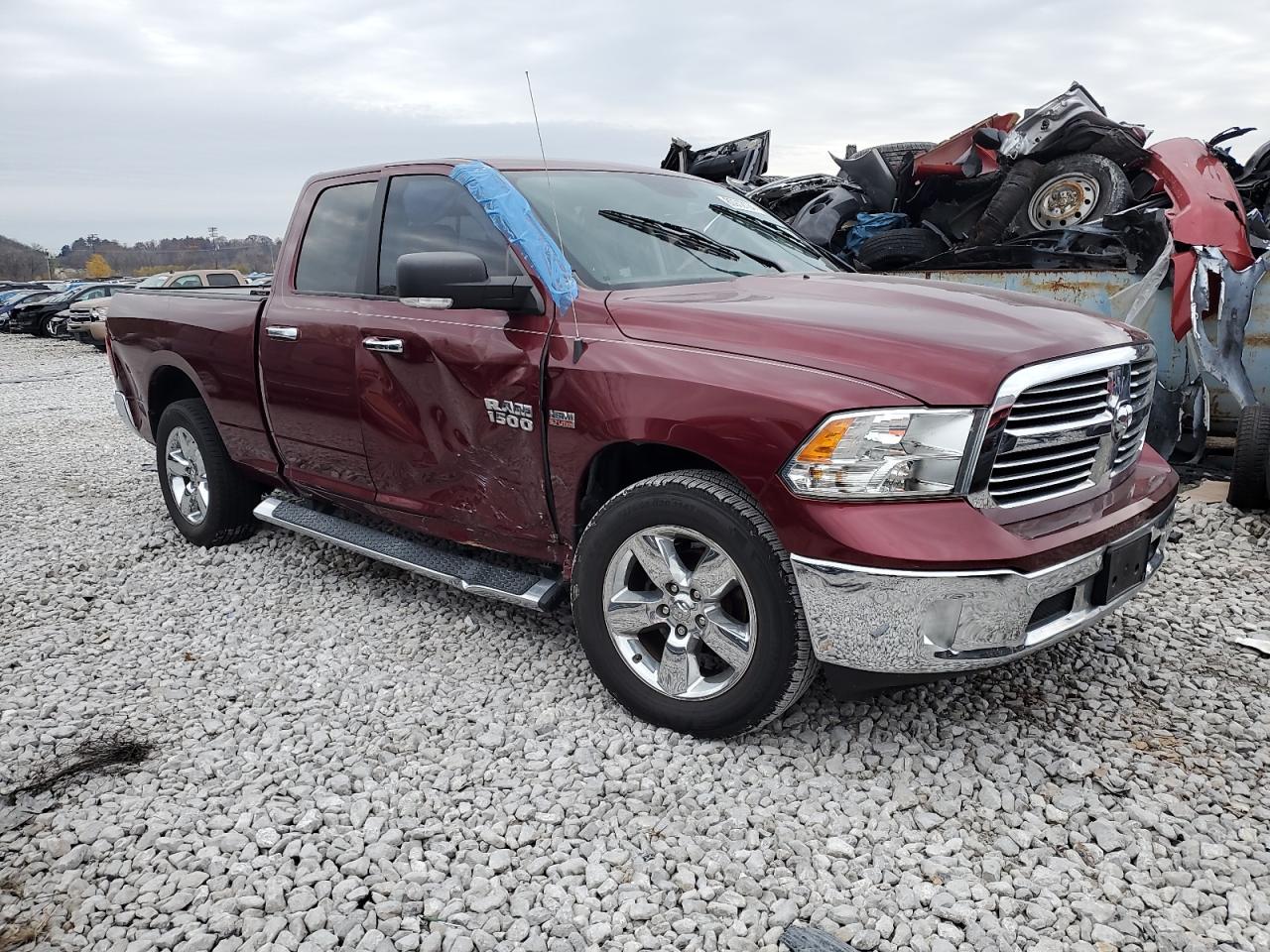 2017 RAM 1500 VIN 1C6RR7GT2HS530905 Copart auction photo, front end damage thumbnail 4