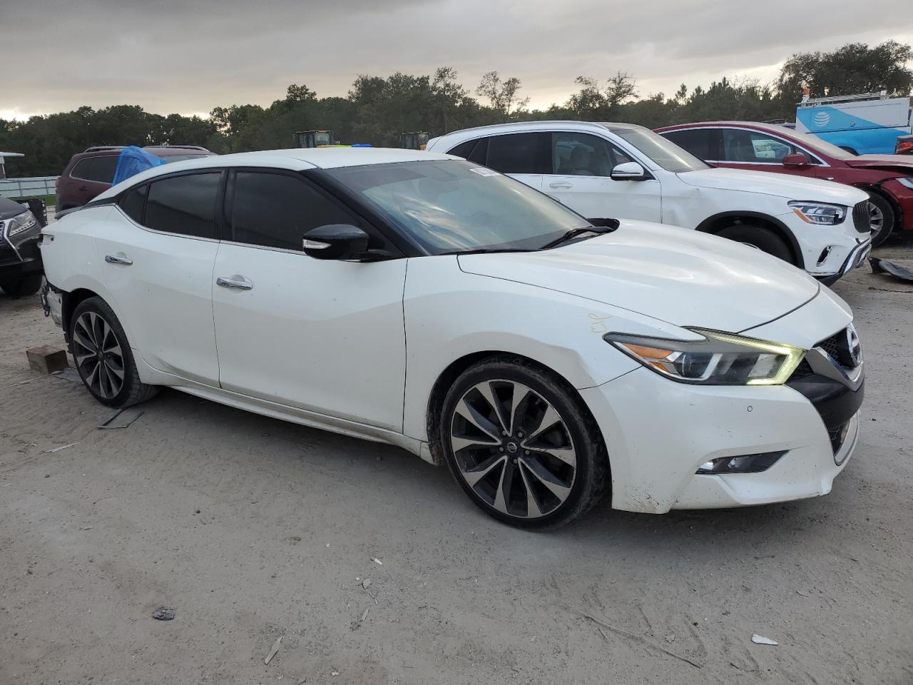 2017 Nissan Maxima VIN 1N4AA6AP0HC396916 Copart auction photo, rear end damage thumbnail 4