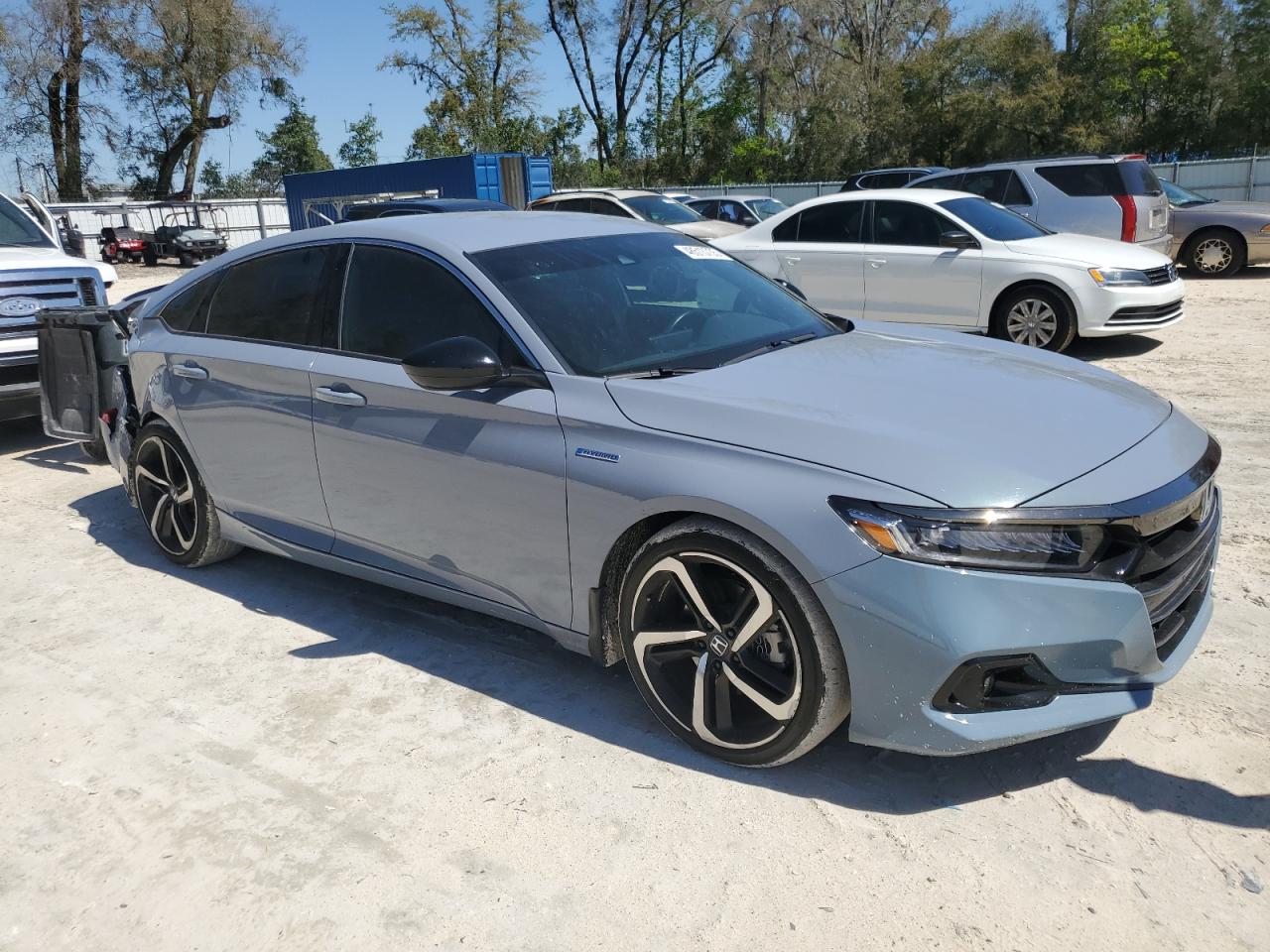 2022 Honda Accord VIN 1HGCV3F21NA029115 Copart auction photo, rear end / minor dent/scratches damage thumbnail 4
