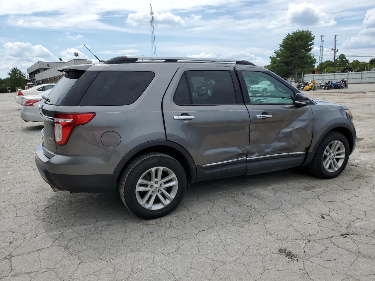 2012 Ford Explorer VIN 1FMHK8D86CGA50212 Copart auction photo, side damage thumbnail 3