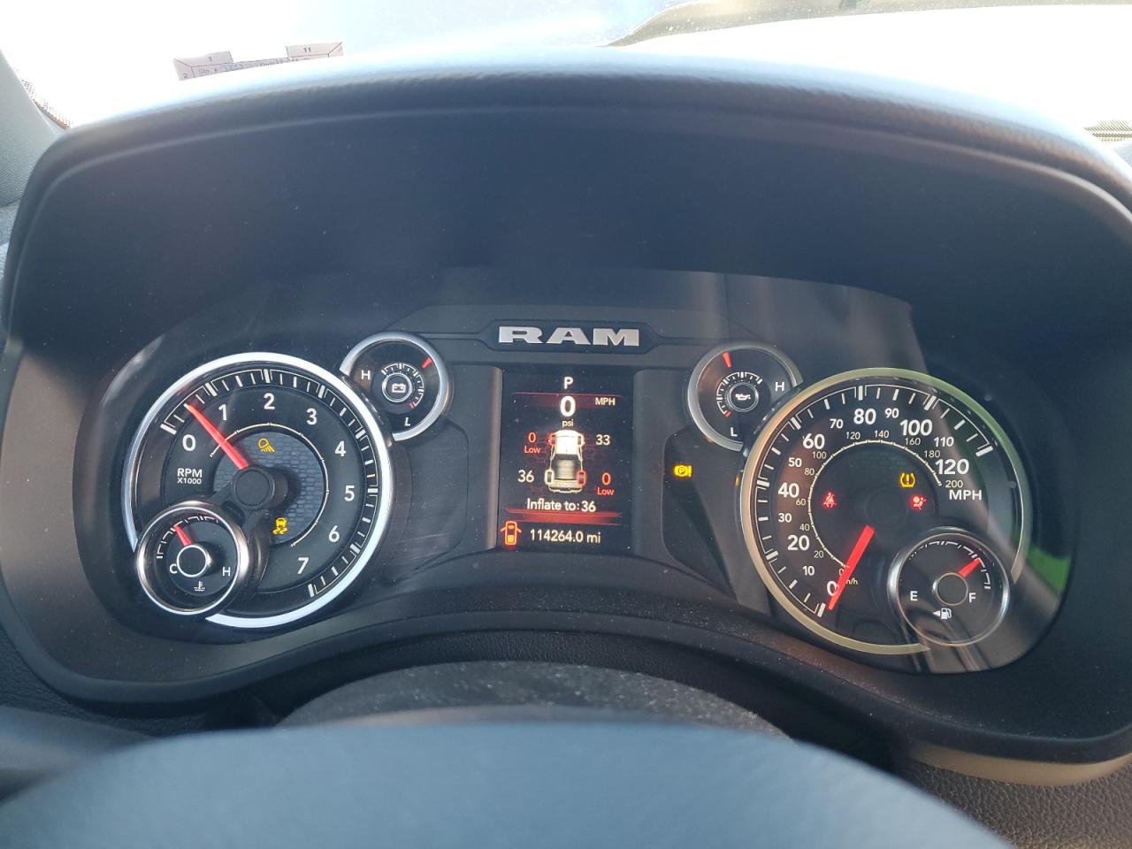 2019 RAM 1500 VIN 1C6SRFFT0KN608648 Copart auction photo, side / front end damage thumbnail 9