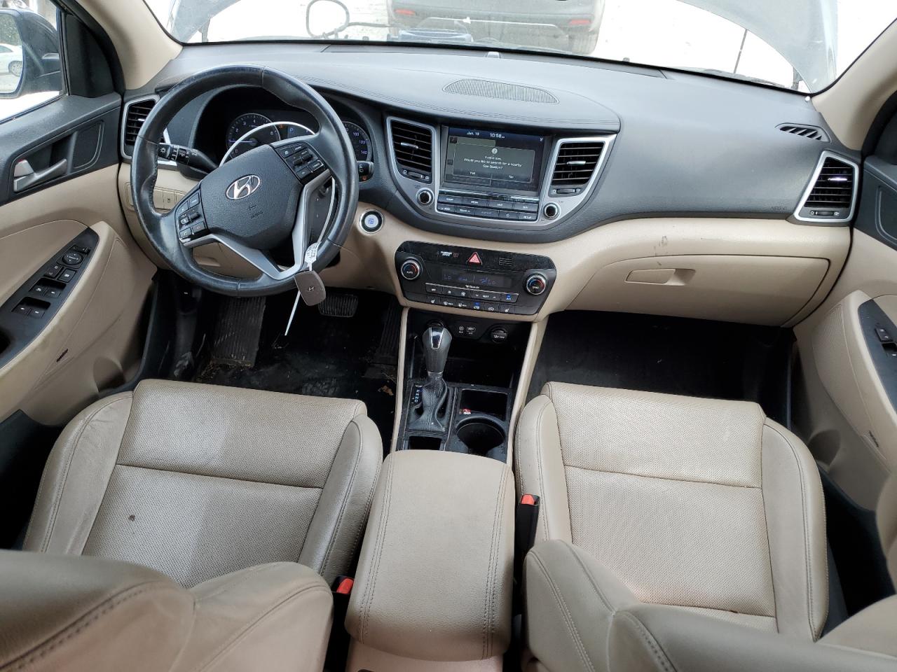 2018 Hyundai Tucson VIN KM8J33A44JU762221 Copart auction photo, rear end / side damage thumbnail 8