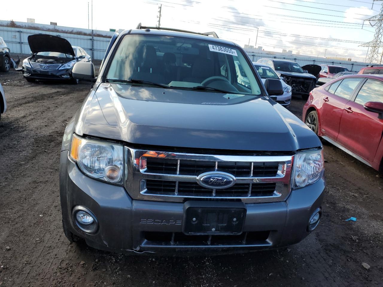 2010 Ford Escape VIN 1FMCU0DGXAKA02011 Copart auction photo, front end / side damage thumbnail 5