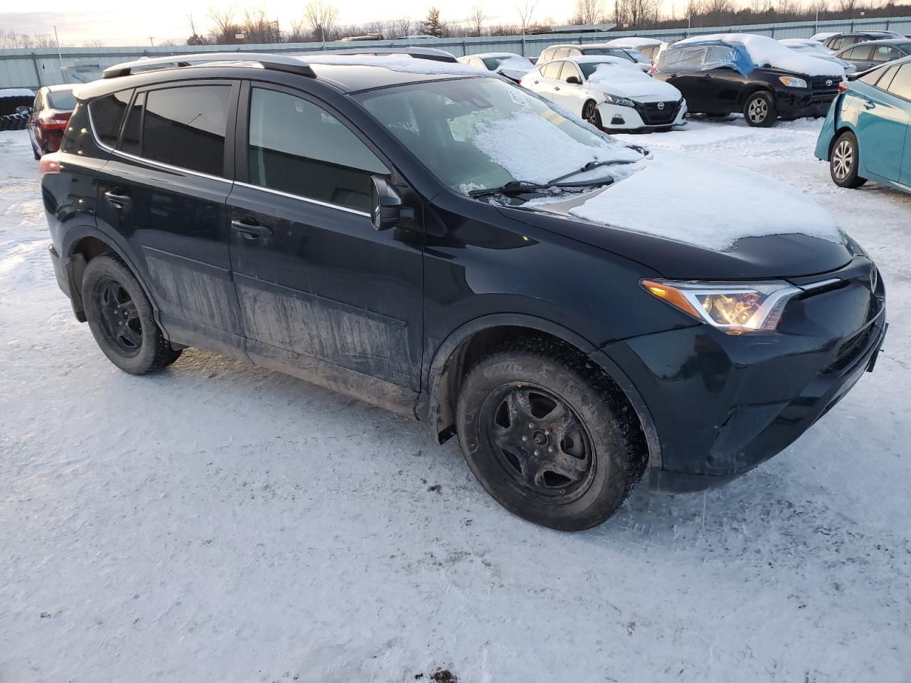 2017 Toyota RAV 4 VIN 2T3BFREV4HW594440 Copart auction photo, front end damage thumbnail 4