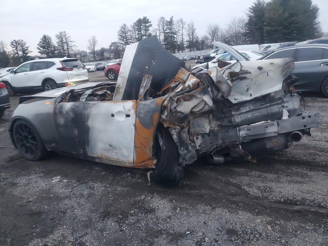 2005 Infiniti G VIN JNKCV54E85M414434 Copart auction photo, burn / all over damage thumbnail 2