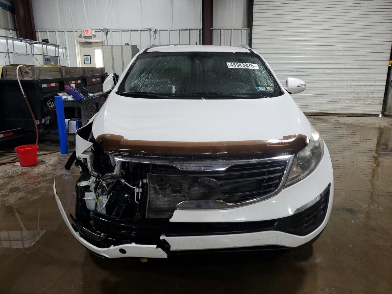 2013 KIA Sportage VIN KNDPBCA27D7462482 Copart auction photo, front end / side damage thumbnail 5