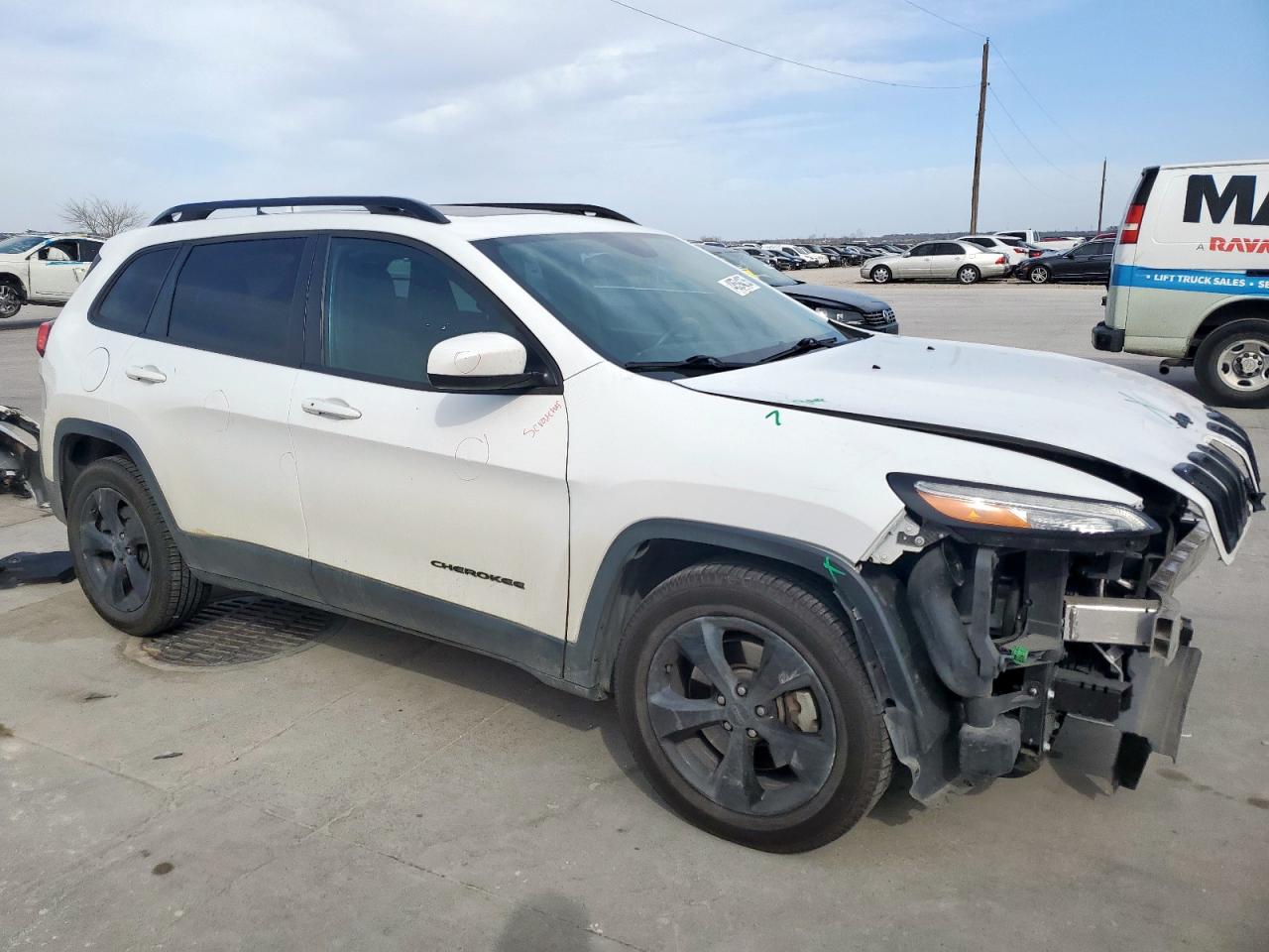 2016 Jeep Grand Cherokee VIN 1C4PJMCS1GW103810 Copart auction photo, front end damage thumbnail 4