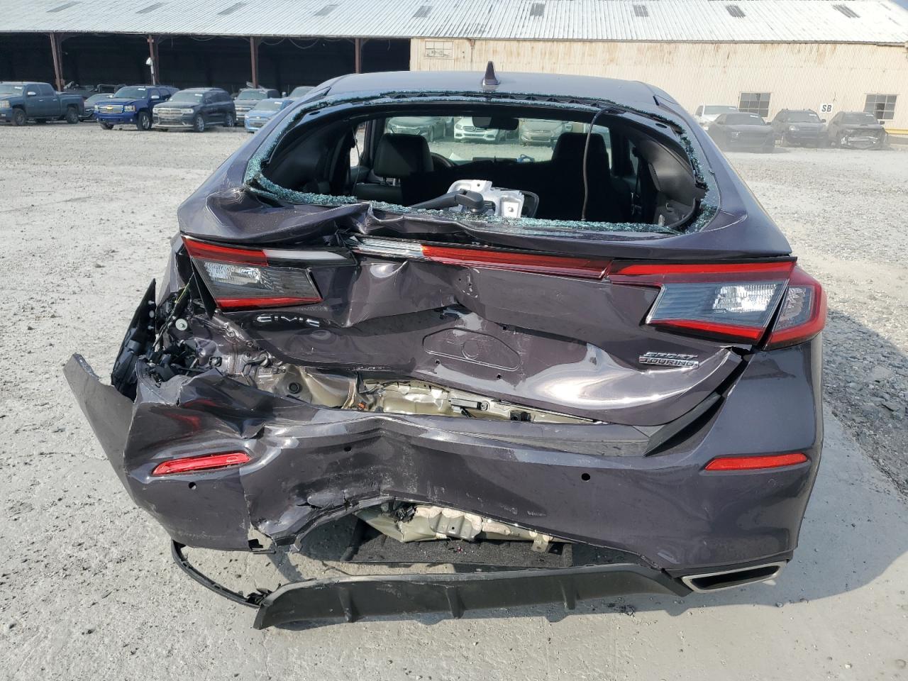 2024 Honda Civic VIN 19XFL1H84RE032102 Copart auction photo, rear end damage thumbnail 6