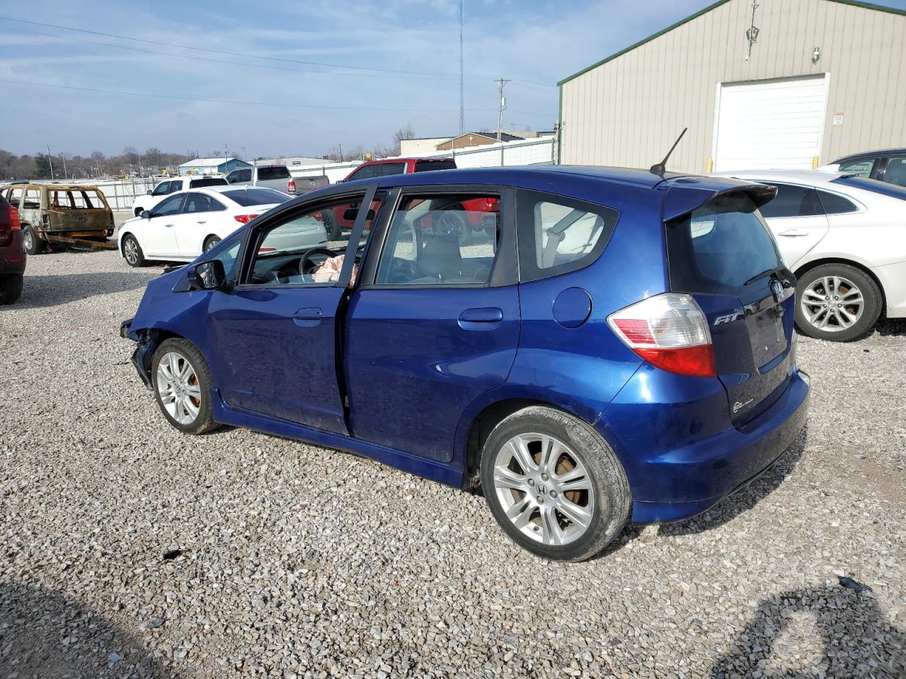 2011 Honda Fit VIN JHMGE8G56BC009110 Copart auction photo, front end damage thumbnail 2
