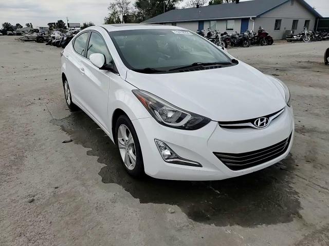 2016 Hyundai Elantra VIN 5NPDH4AE6GH775685 Copart auction photo, front end / side damage thumbnail 11