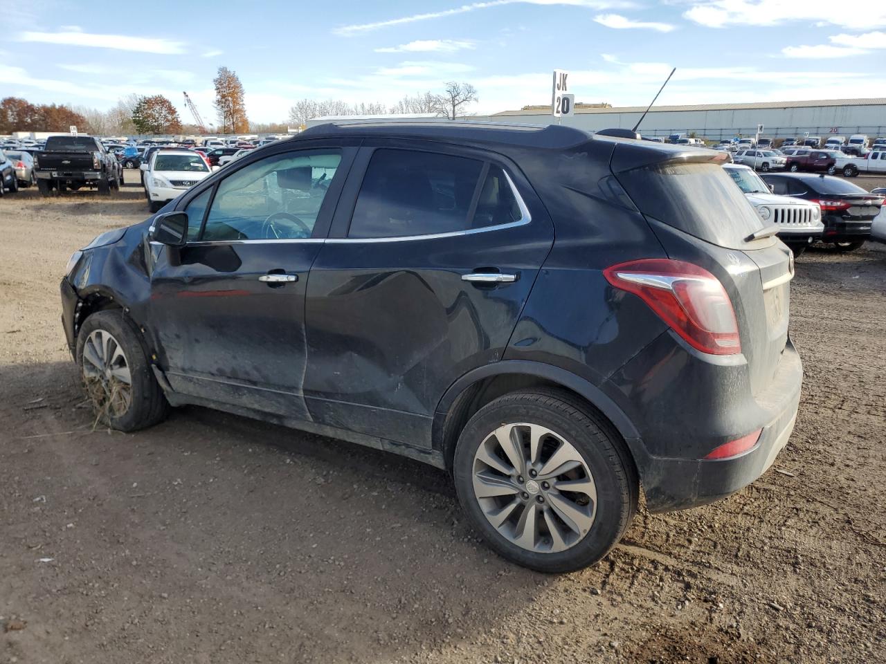 2019 Buick Encore VIN KL4CJASB6KB703098 Copart auction photo, rollover damage thumbnail 2