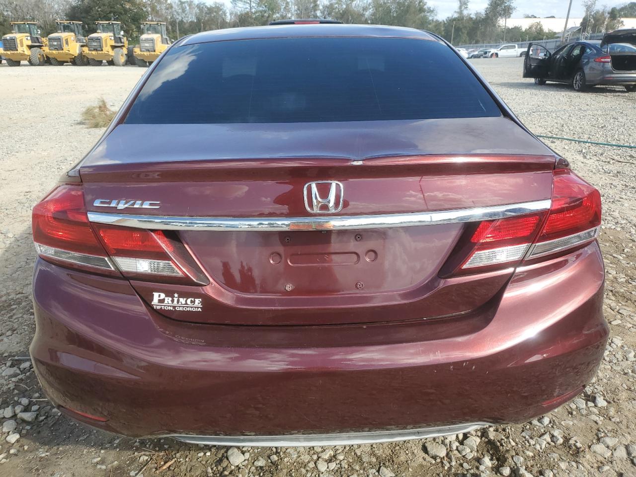 2015 Honda Civic VIN 19XFB2F89FE060713 Copart auction photo, side / minor dent/scratches damage thumbnail 6