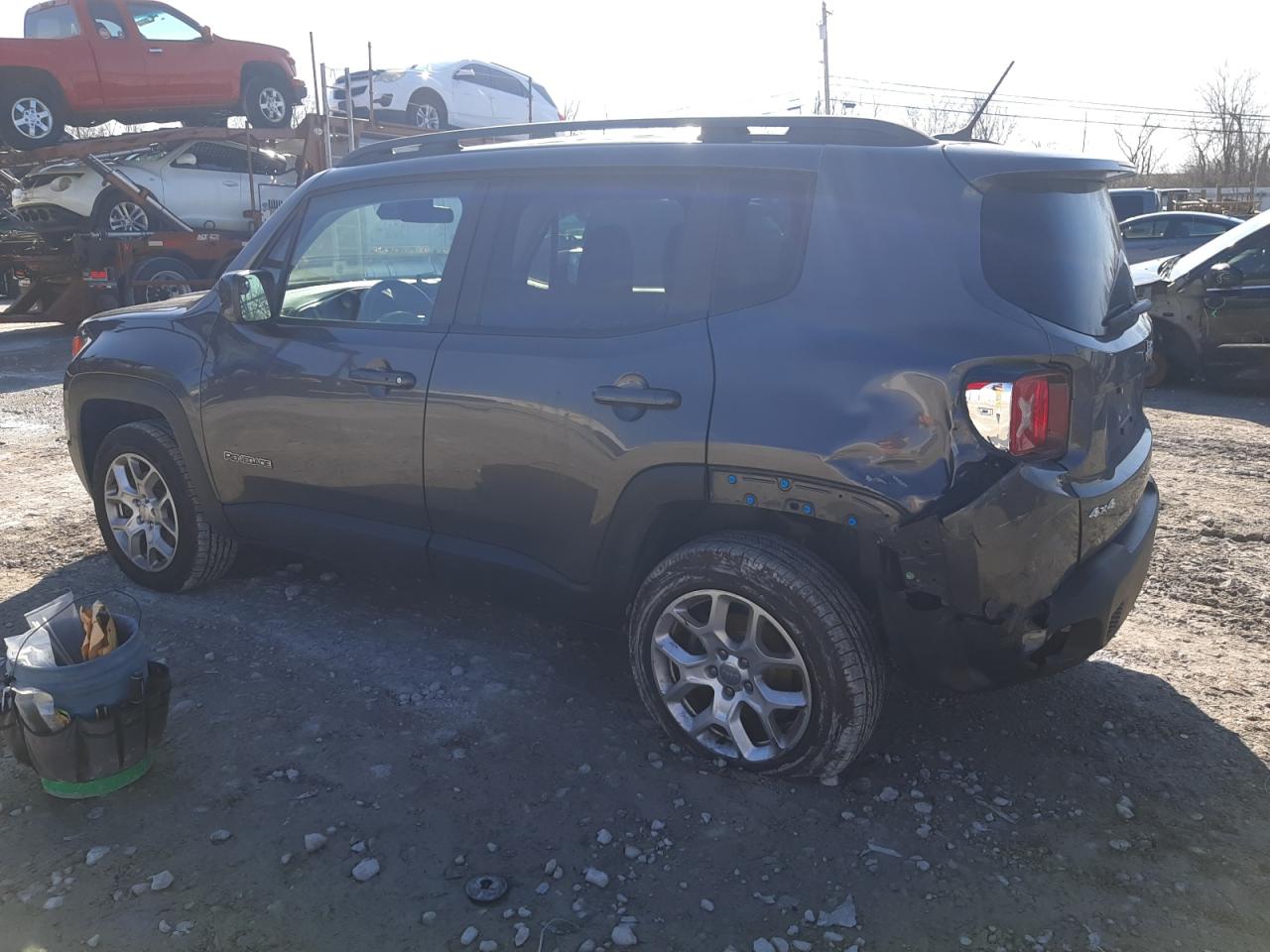 2016 Jeep Renegade VIN ZACCJBBT4GPE37467 Copart auction photo, undercarriage / rear end damage thumbnail 2