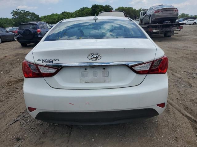 2014 Hyundai Sonata VIN 5NPEB4AC0EH892695 Copart auction photo, vandalism damage thumbnail 6