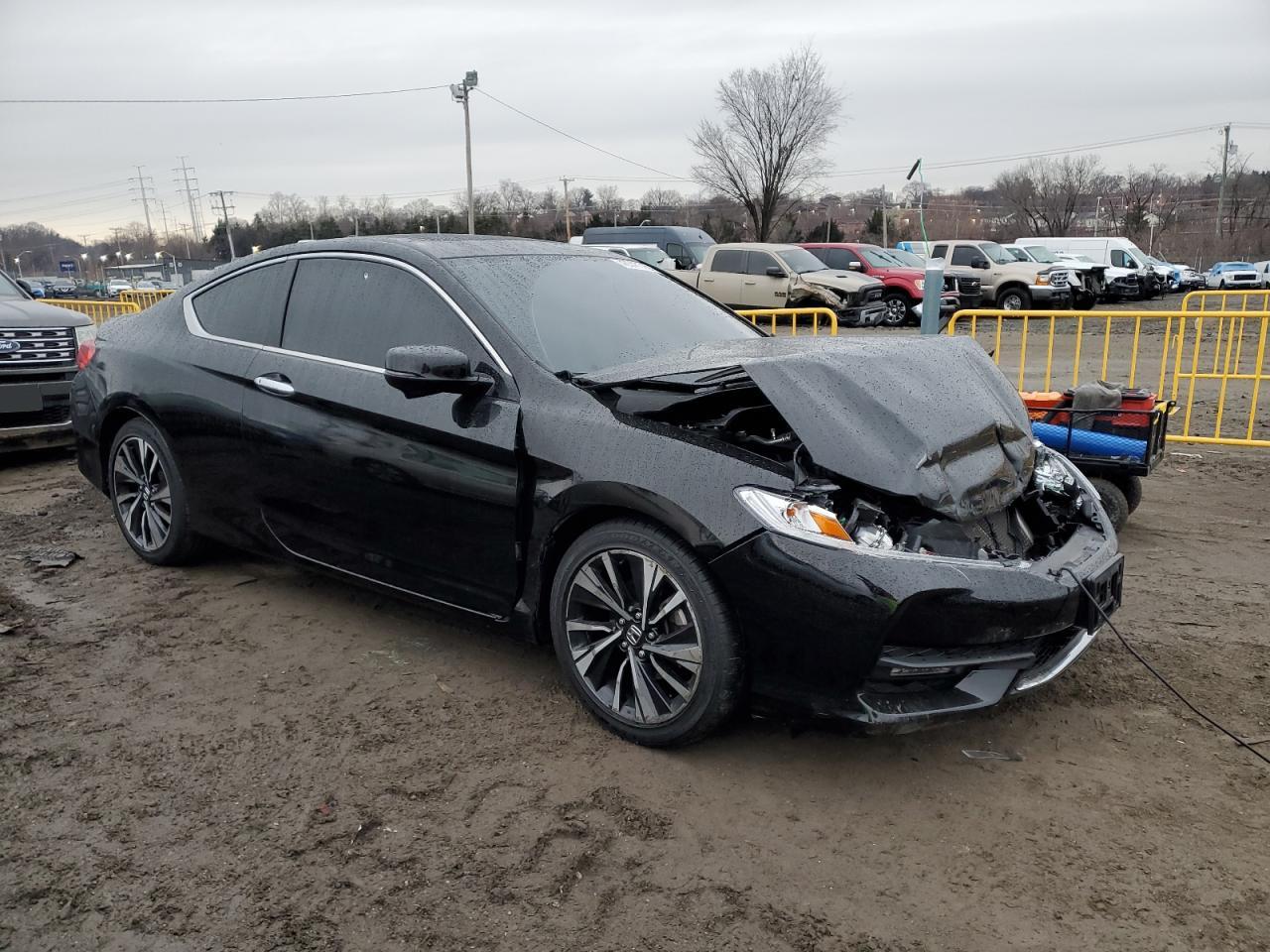2017 Honda Accord VIN 1HGCT1B82HA007519 Copart auction photo, front end damage thumbnail 4