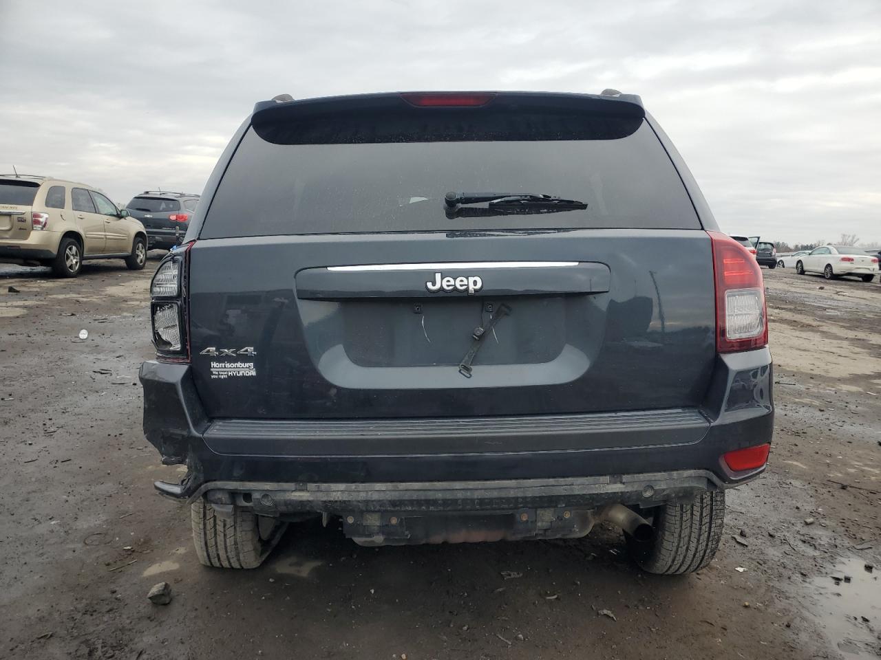 2014 Jeep Compass VIN 1C4NJDBB5ED567958 Copart auction photo, all over damage thumbnail 6