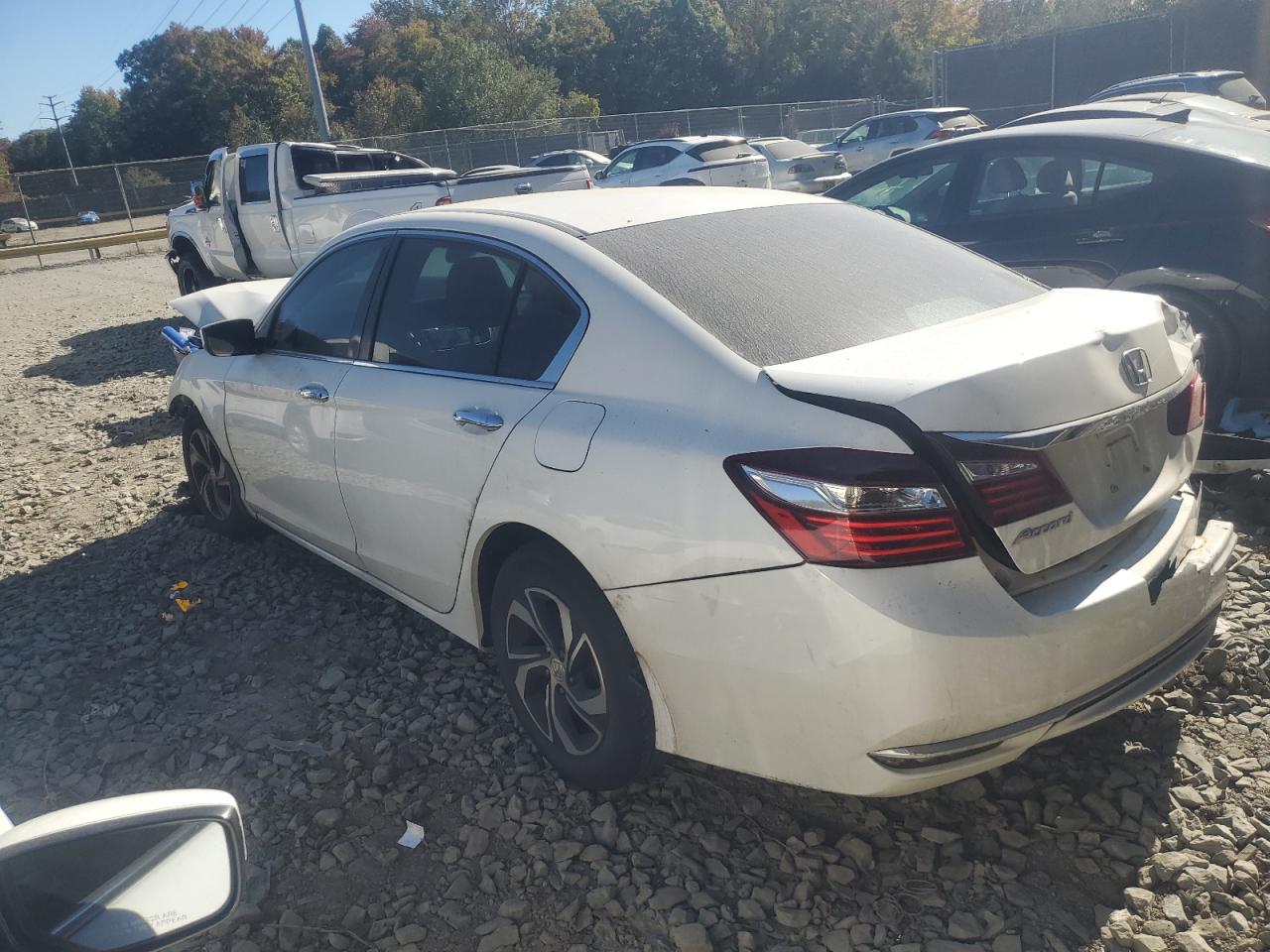 2017 Honda Accord VIN 1HGCR2F36HA190619 Copart auction photo, front end / rear end damage thumbnail 2