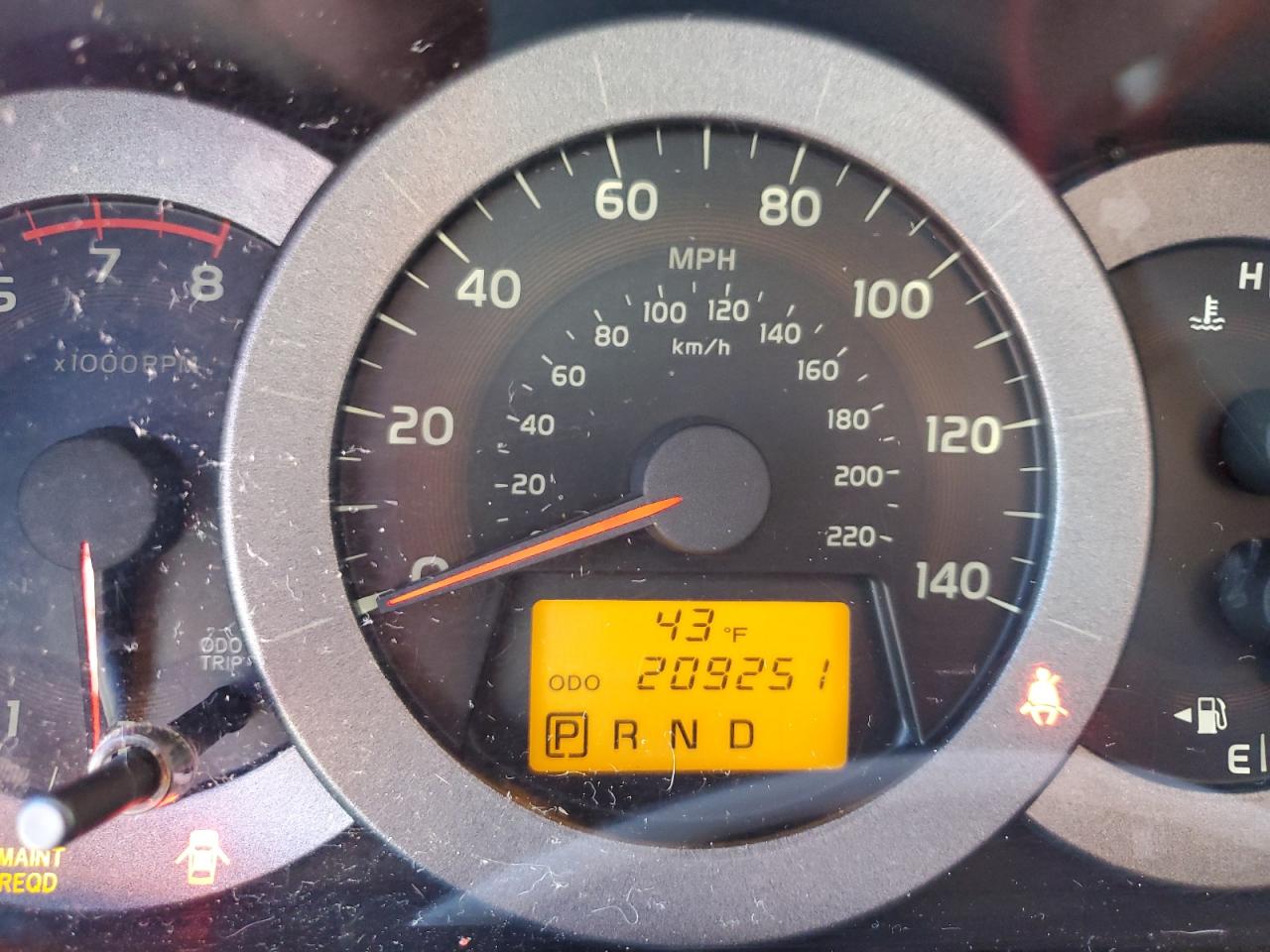 2009 Toyota RAV 4 VIN JTMZF32V49D010052 Copart auction photo, mechanical damage thumbnail 9