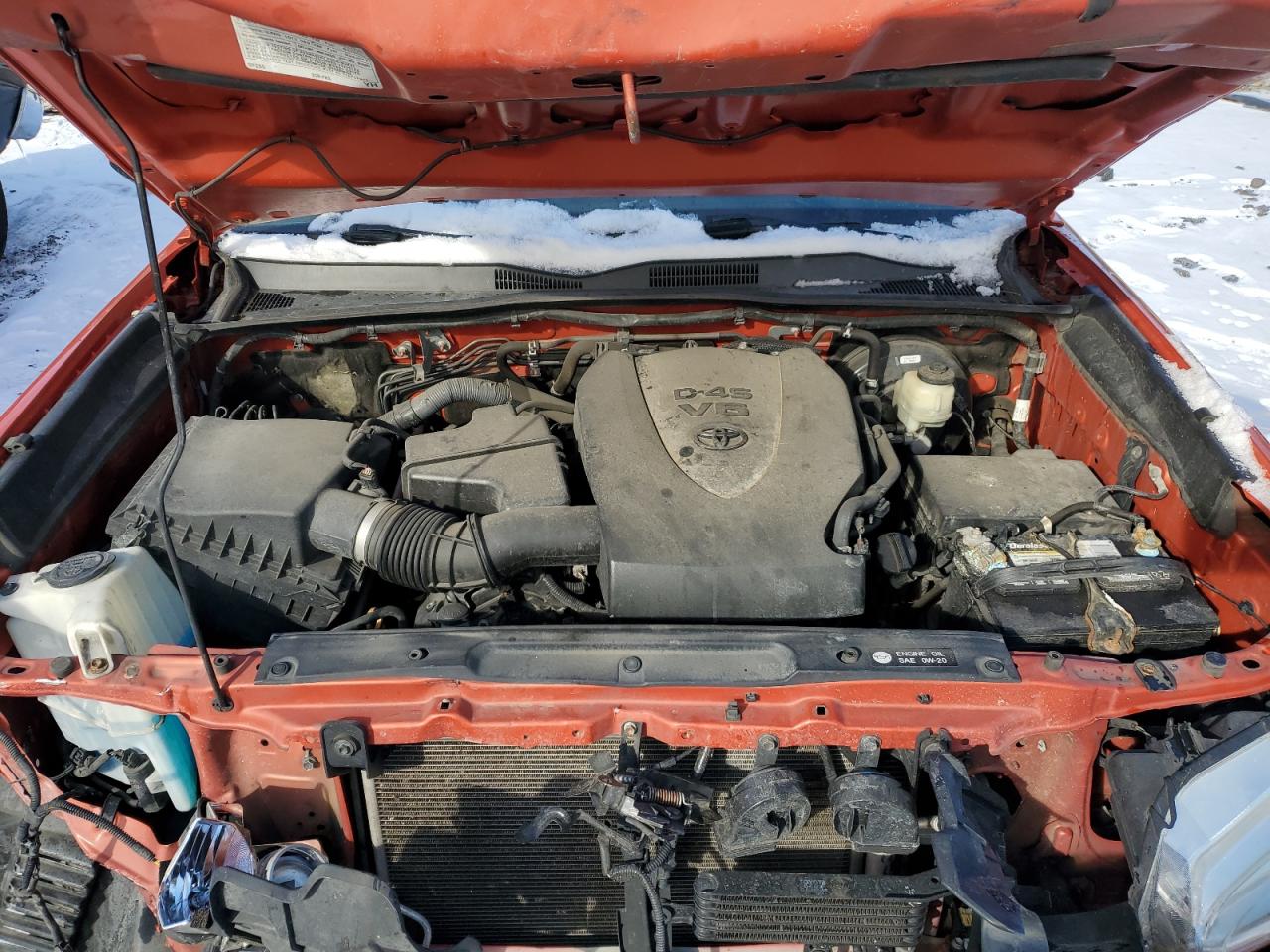2016 Toyota Tacoma VIN 5TFSZ5AN7GX026845 Copart auction photo, front end damage thumbnail 11