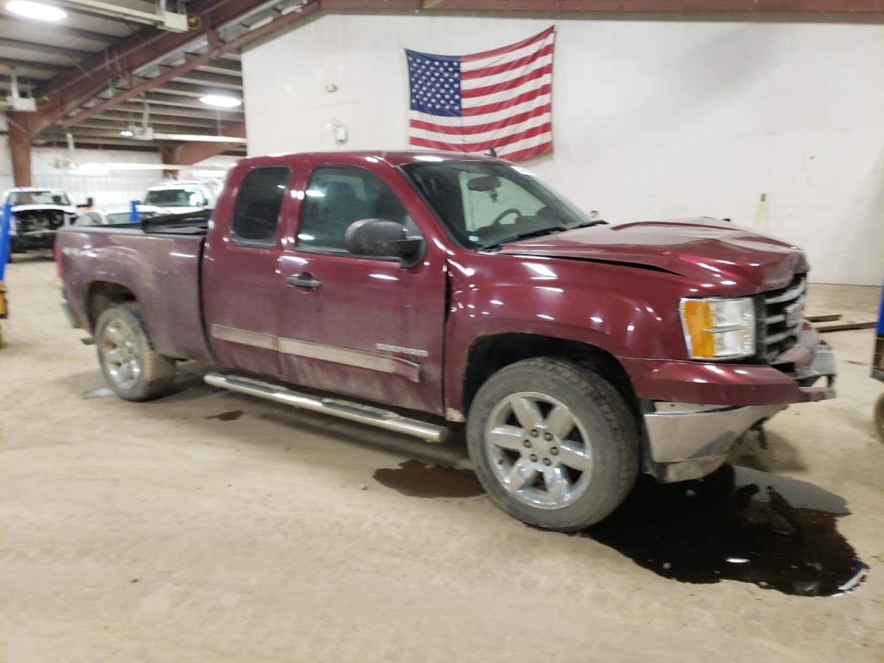 2013 GMC Sierra VIN 1GTR2VE72DZ228846 Copart auction photo, front end damage thumbnail 4