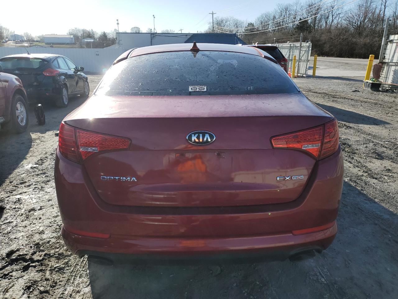 2013 KIA Optima VIN 5XXGN4A7XDG236663 Copart auction photo, front end damage thumbnail 6