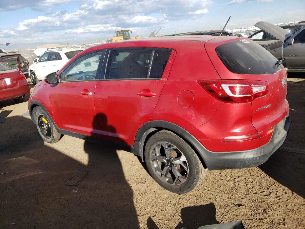 2011 KIA Sportage VIN KNDPBCA2XB7045015 Copart auction photo, vandalism damage thumbnail 2