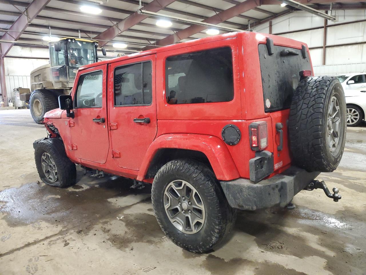 2015 Jeep Wrangler VIN 1C4BJWEG2FL643472 Copart auction photo, front end / side damage thumbnail 2